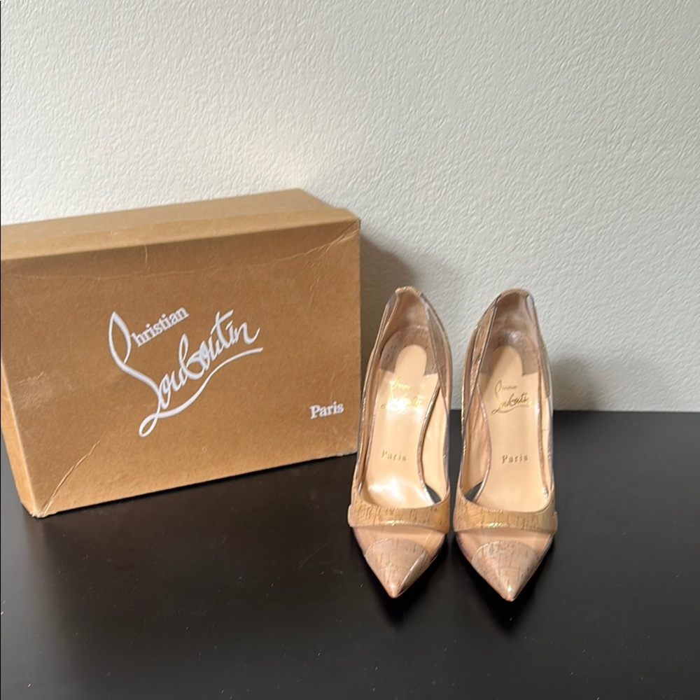 Christian Louboutin Women's Tan Pumps
